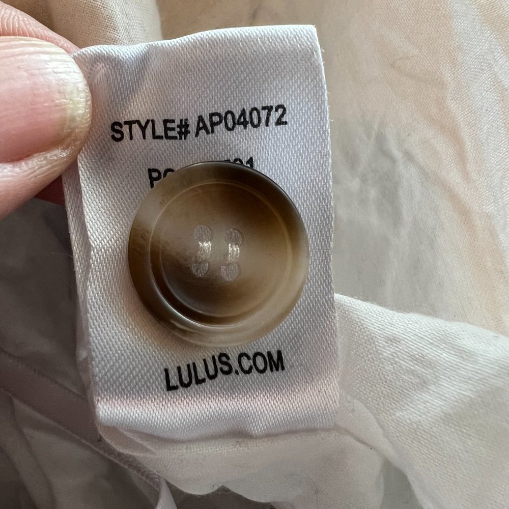 Lulu's Striped Button-Front Jumpsuit - Picture 16 of 16